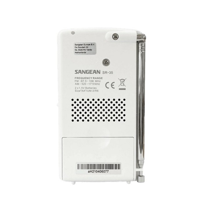 Radio de bolsillo SANGEAN SR-35 BLANCO