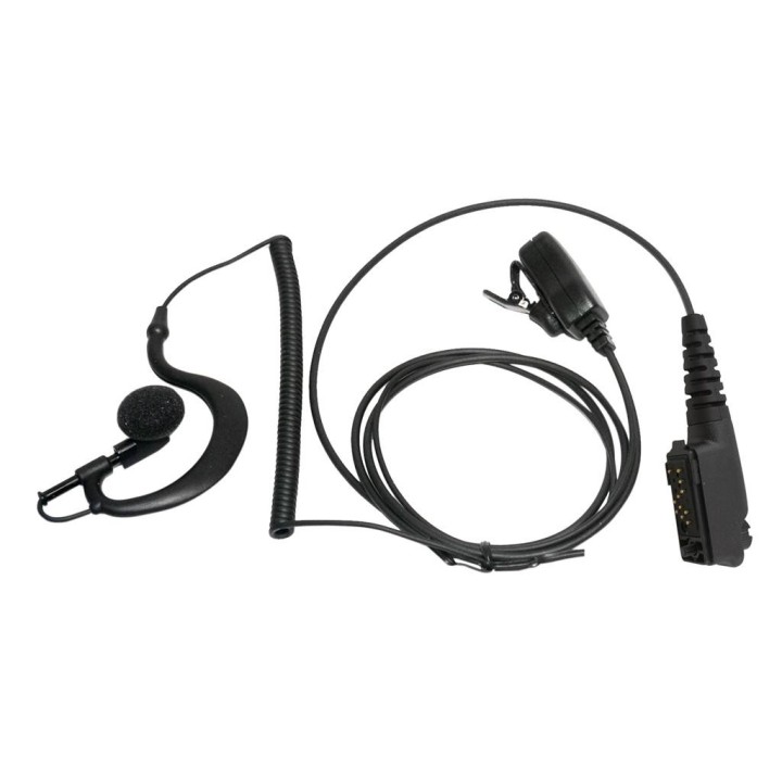 SARI-TPH900 - MICRO-AURICULAR ERGONÓMICO GIRATORIO CON MICRO TIPO SOLAPA, PARA AIRBUS TETRAPOL TPH900