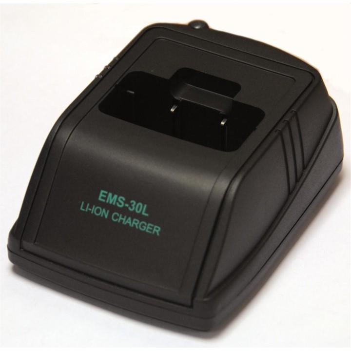 EMS-30-L-62 - Cargador rápido/descargador para YAESU FNB-62-Li (Li-Ion).