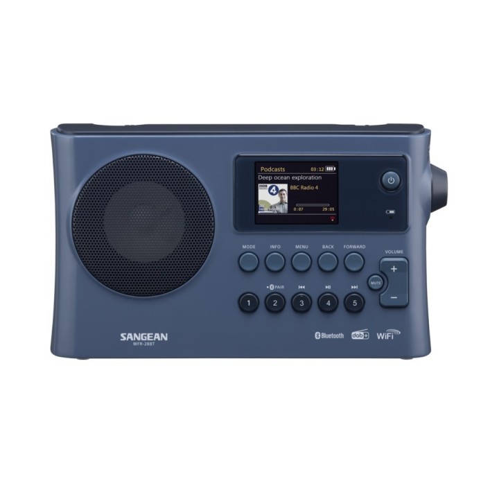 SANGEAN WFR-28BT RECEPTOR DE RADIO WI-FI Y BLUETOOTH