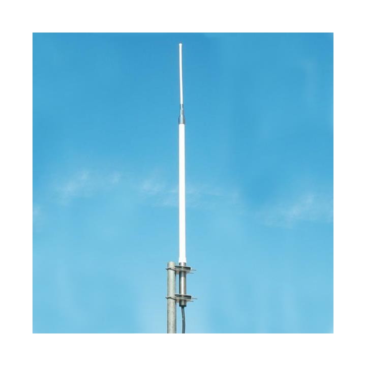 KAD-155 - ANTENA BASE VHF, VERTICAL, DE FIBRA DE VIDRIO PARA 148-158 MHZ.