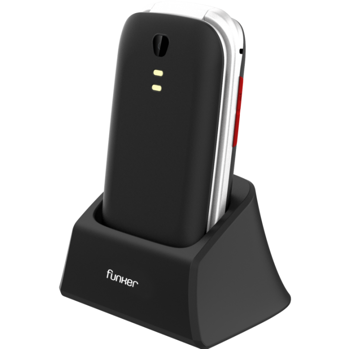FUNKER E200 Easy Max Audio 2 Negro Teléfono móvil con tapa
