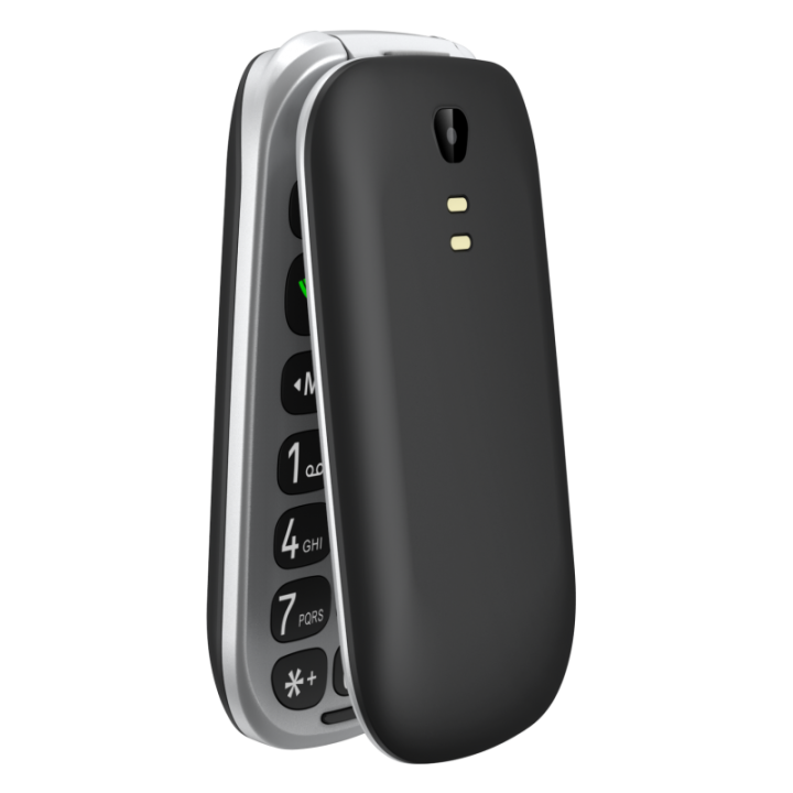 FUNKER E200 Easy Max Audio 2 Negro Teléfono móvil con tapa