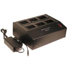 EMS-60-Y - CARGADOR MÚLTIPLE 6 CAVIDADES, LENTO-RÁPIDO, PARA FNB-57 Y FNB-64.