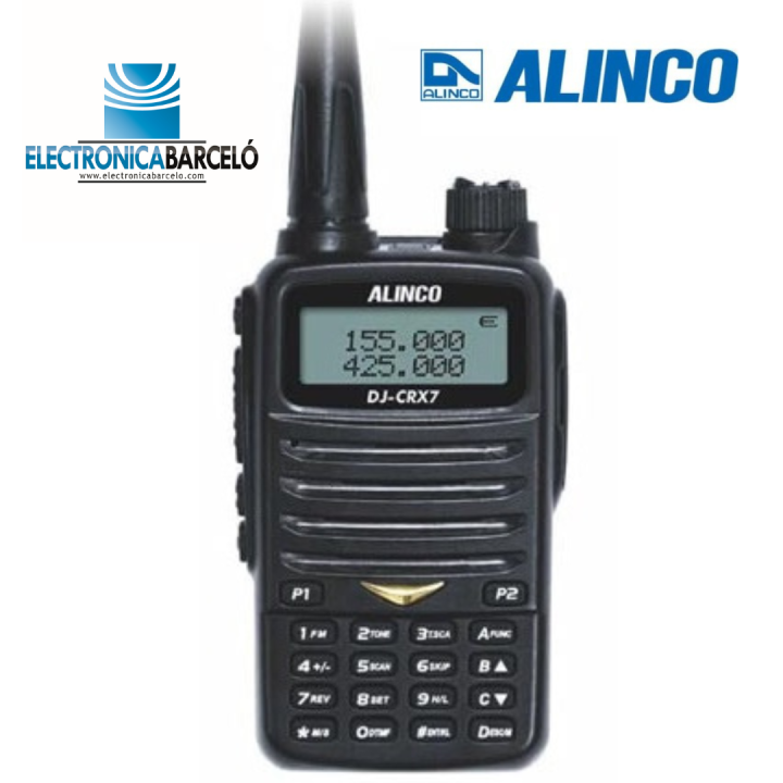 ALINCO DJ-CRX7 WALKIE DOBLE BANDA VHF/UHF