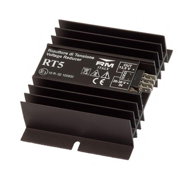 RT-5 - Reductor de voltaje 24-12 V., 5 A.