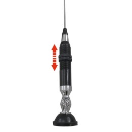 DX-AM-27-PAL Antena móvil para CB con palomilla y ajuste de ROE