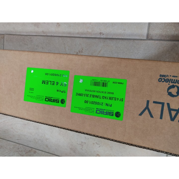 SIRIO SY-4 ANTENA BASE CB DIRECTIVA (4 Elementos)