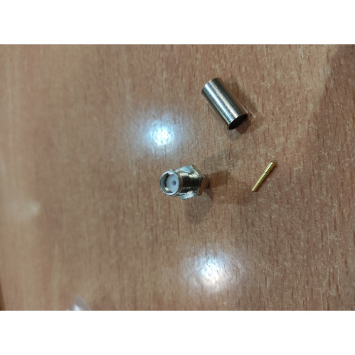 SMAH-100C CONECTOR SMA HEMBRA RF100 / RG58 (Crimpar)