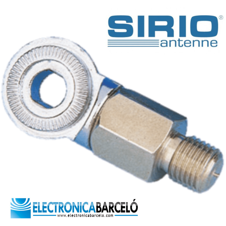 Adaptador palomilla SIRIO 3/8-24 Macho / Anclaje DV P/N: 2506606.00