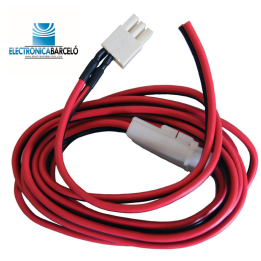 AV-IW2000 - Cable alimentación de 3 m. (5 mm), 6 Pin, con doble fusible de 30 A.
