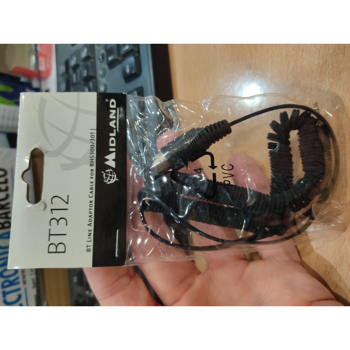 Cable adaptador transceptores BT312 BT Midland