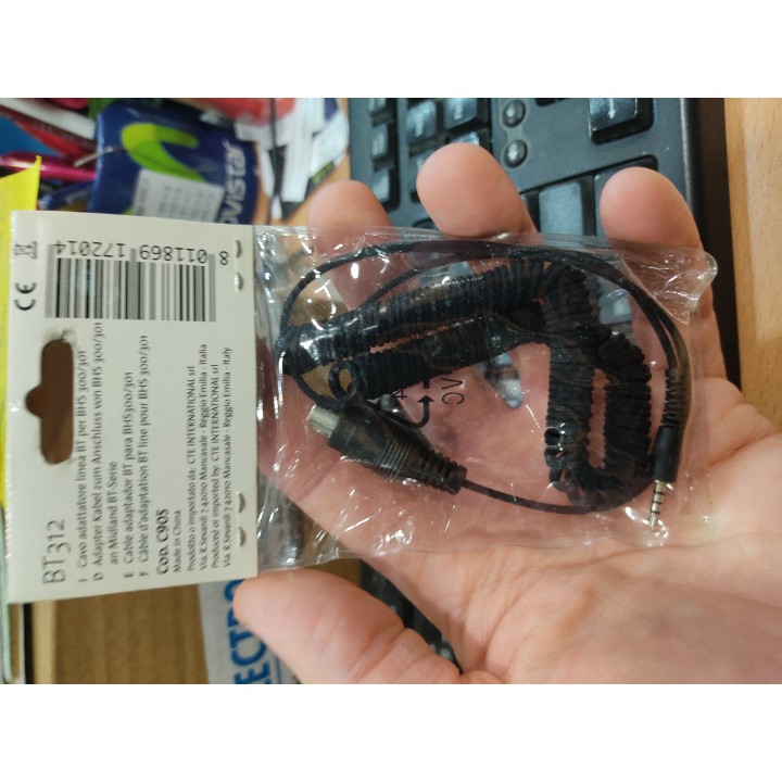 Cable adaptador transceptores BT312 BT Midland