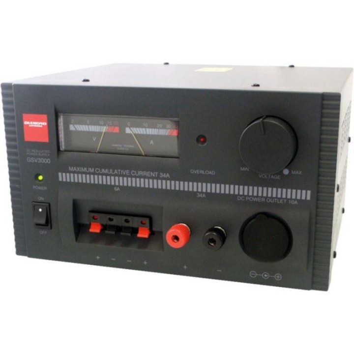 DIAMOND GSV-3000 DIAMOND FUENTE ALIMENTACIÓN ANALÓGICA 30 A.
