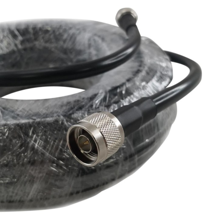 Cable LMR400 20 metros con conectores N macho