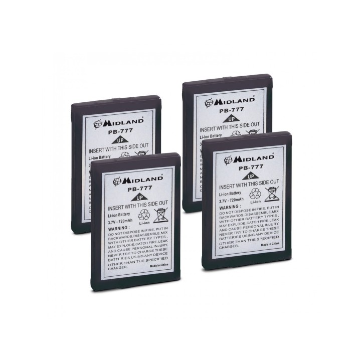 MIDLAND PB-777 Pack de 4 unidades