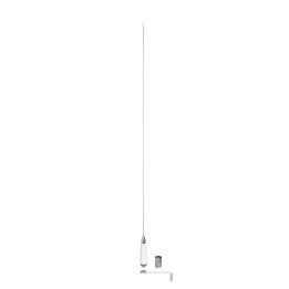DX-KN-32 - ANTENA VHF MARINA, VERTICAL EN ACERO INOX, 156-162 MHZ., CON ESCUADRA.