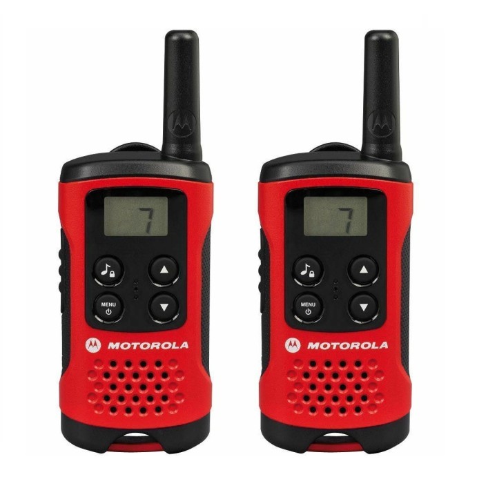 MOTOROLA TLKR T40 ROJO PAREJA WALKIES PMR-446