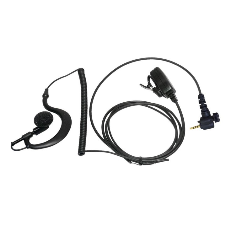 SARI-SP03 - Micro-auricular con PTT de solapa para SEPURA / SIMOCO.