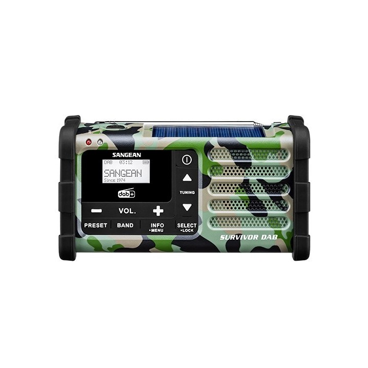 SANGEAN SURVIVOR DAB CAMUFLAJE (MMR-88)
