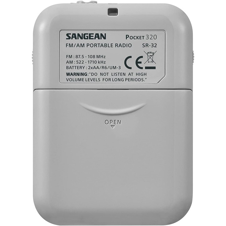 Radio de bolsillo SANGEAN SR-32 (BLANCO)