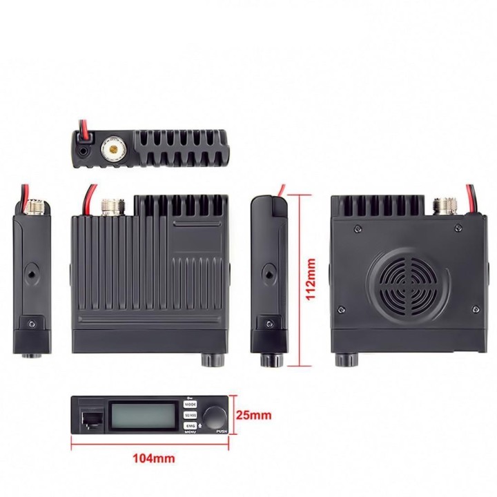 Emisora Transceptor móvil CB ANYTONE SMART II AM/FM 27 Mhz