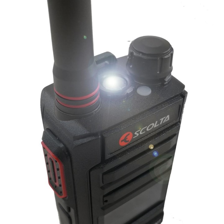 RP-103 Walkie Transceptor portátil analógico ESCOLTA FOX PMR446 con linterna