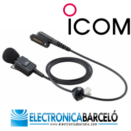 ICOM HM-163MC MICRÓFONO CON CLIP Y ENTRADA 2.5MM AURICULAR