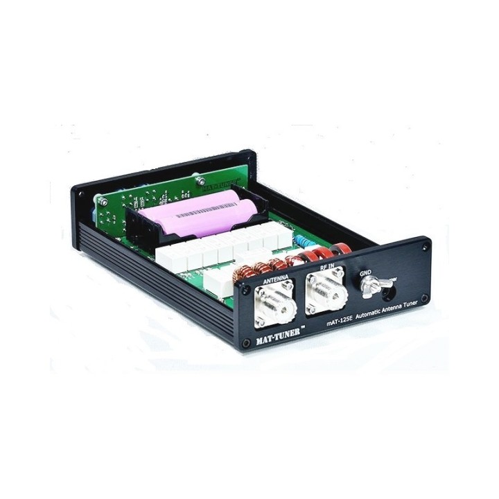 MAT-K125E ACOPLADOR DE ANTENA AUTOMATICO HF 1,6-54MHZ ENTRADA DE 1 A 120W YAESU, KENWOOD, ICOM
