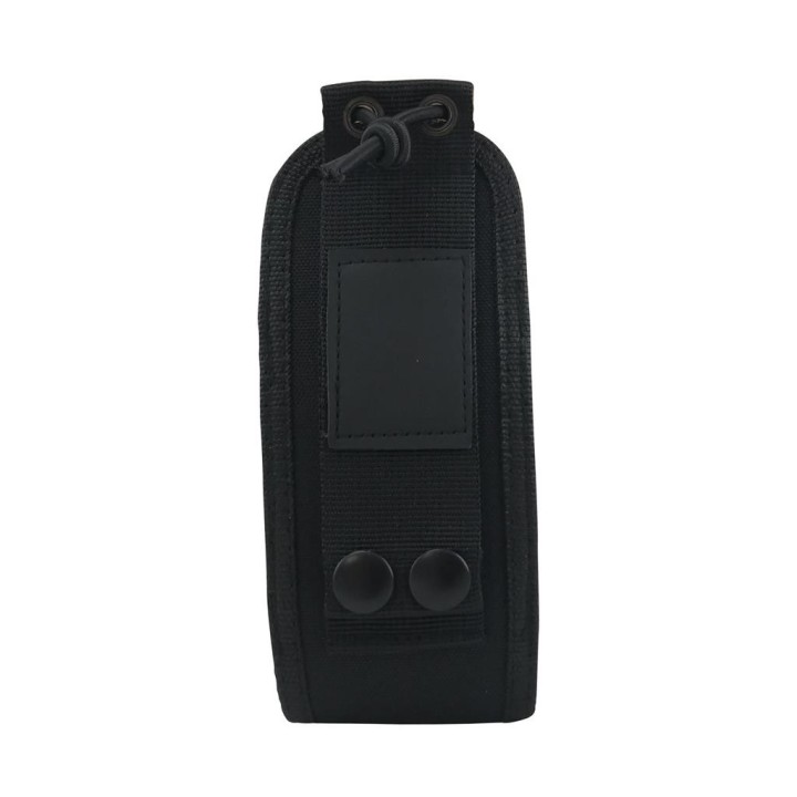 MY-121-L - FUNDA UNIVERSAL EN TEJIDO CORDURA CON ARNÉS, COLOR NEGRO.