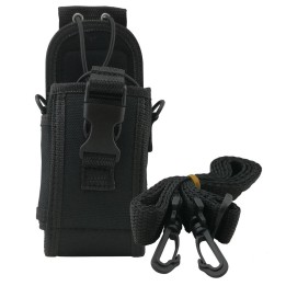 FA-216-L-CR - FUNDA UNIVERSAL CON CLIP EN TEJIDO CORDURA Y COLOR NEGRO. TAMAÑO GRANDE