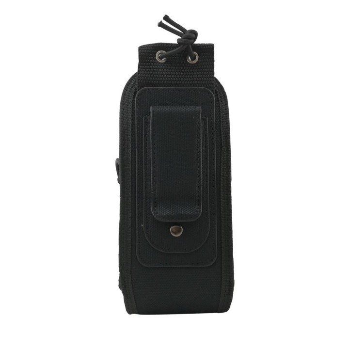 FA-216-L-CR - FUNDA UNIVERSAL CON CLIP EN TEJIDO CORDURA Y COLOR NEGRO. TAMAÑO GRANDE