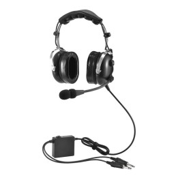 CASCOS DE AVIACION PILOTO PH-100AC CANCELACION ACTIVA DE RUIDO CON EXCELENTES COMUNICACIONES + BOLSA
