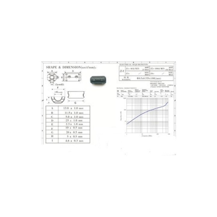 FERRITA 5 MM 0860-5