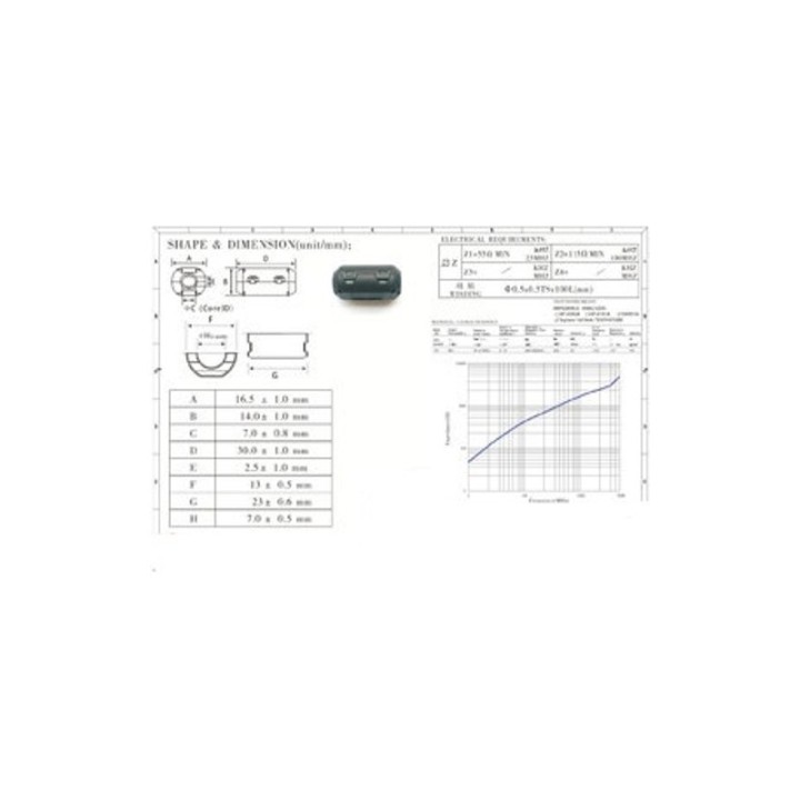 FERRITA 7 MM 0860-7
