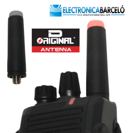 DX-DB-45-LED-F - Antena bibanda CON LED para transceptor portátil