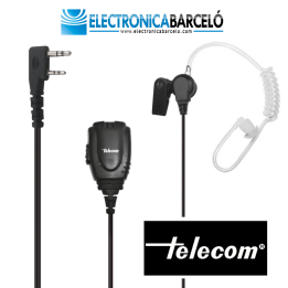 JD-MAT-K-NE - MICRO-AURICULAR ACÚSTICO TIPO TUBULAR PARA KENWOOD, TEAM Y HYT.