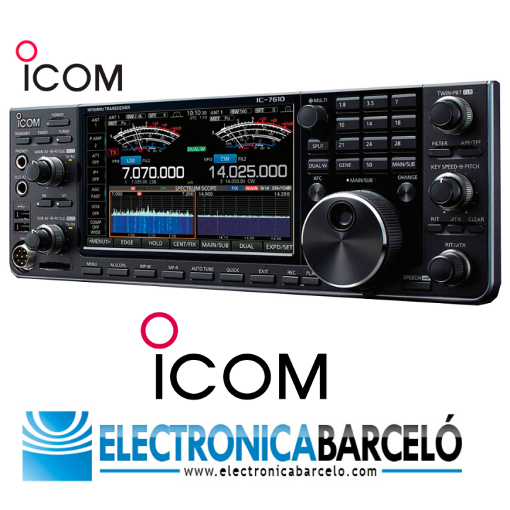 ICOM IC-7610 TRANSCEPTOR HF/50MHz