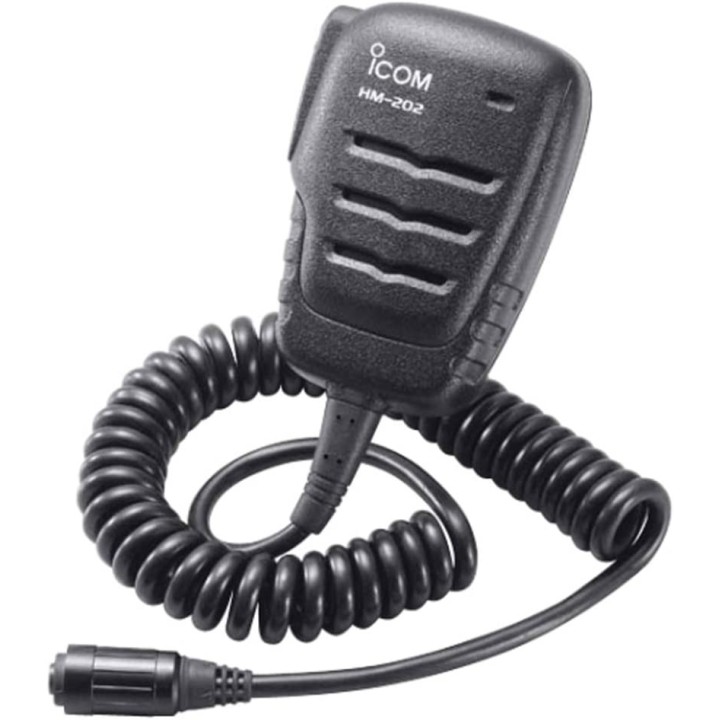 ICOM HM-202 MICROFONO ALTAVOZ COMPACTO DE MANO CON ESTANDAR IPX7