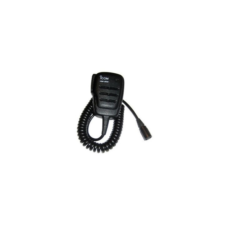 ICOM HM-202 MICROFONO ALTAVOZ COMPACTO DE MANO CON ESTANDAR IPX7