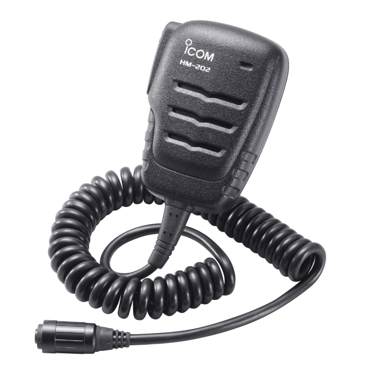 ICOM HM-202 MICROFONO ALTAVOZ COMPACTO DE MANO CON ESTANDAR IPX7
