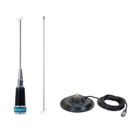 PACK TAXI ANTENA PNI VHF-285 + BASE MAGNÉTICA 145PL