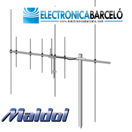 HS-FOX727 - Antena Yagi 144-430 MHz. 3+5 elementos.