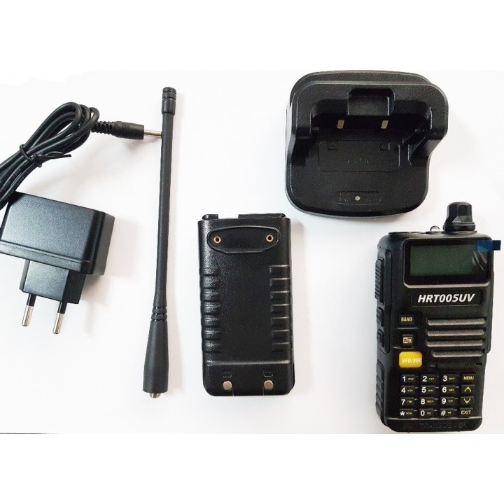 PACK HRT005UV Pack WALKIE DUAL BAND VHF/UHF + PINGANILLO DE REGALO + FUNDA !!!!