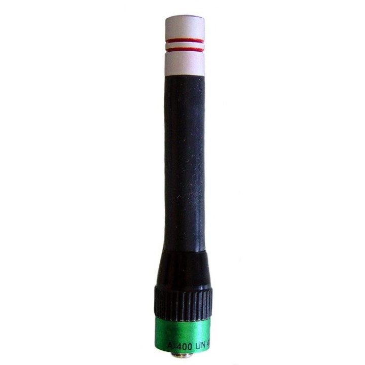 A-400-UN - ANTENA PARA PORTÁTIL, EXTRA-FLEXIBLE, 400-455 MHZ.