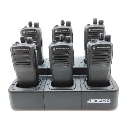 Cargador múltiple JETFON para Walkies Motorola DP1400 Y CP040