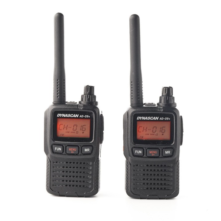 DYNASCAN AD-09+ PLUS PAREJA WALKIES PMR-446 CON MALETÍN
