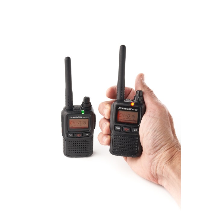 DYNASCAN AD-09+ PLUS PAREJA WALKIES PMR-446 CON MALETÍN