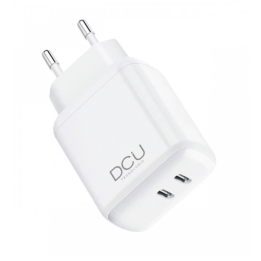 DCU CARGADOR DOBLE USB TIPO-C 20W+20W