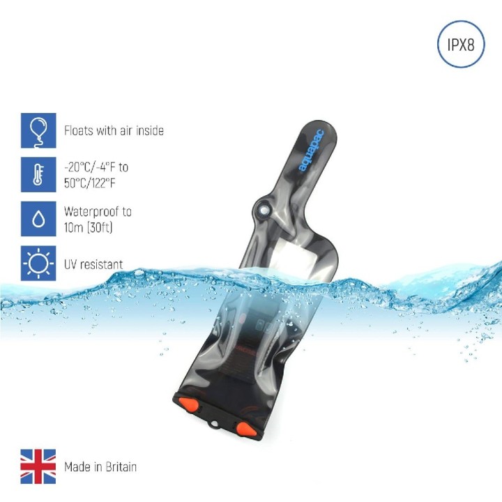 FUNDA WALKIE AQUAPAC 248 GRANDE GRIS